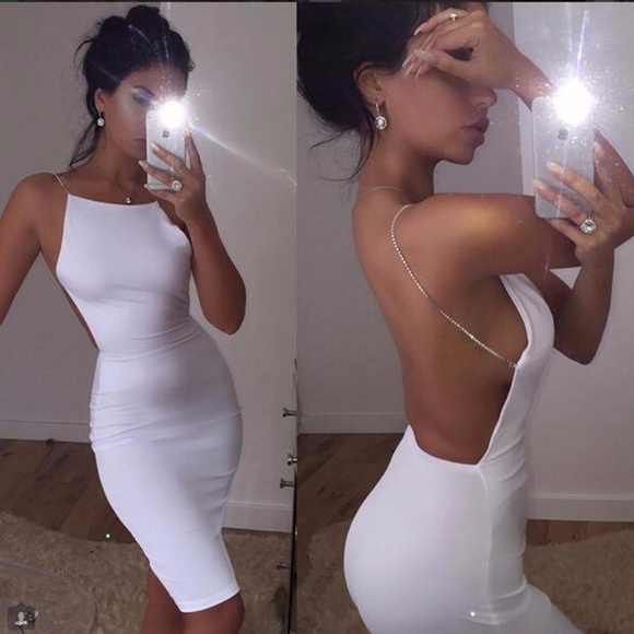 🌸Host Pick🌸 Last 2! Sexy Sheath Backless Bodycon Dress - Picture 1 of 8